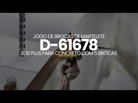 Imagem 5 do Kit Jogo de Brocas de Martelete Sds Plus Para Concreto Com 5 Brocas D-61678 Makita