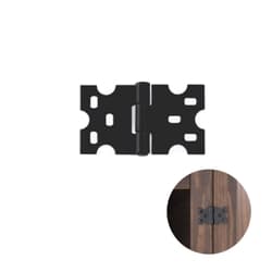 Dobradiça Mexicana 40 X 70 Cor Preta Fosca