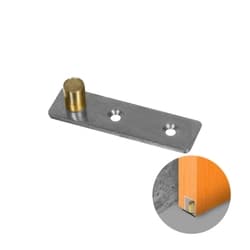 Pino Guia Porta de Correr Reto Roletes