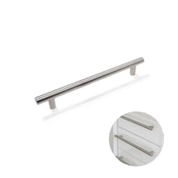 Puxador Haste Redondo Aço Inox 201 Polido 288 Mm / 45 Cm Para Gavetas Renna