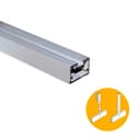 Perfil Travessa Interno Em Anodizado Rm132 Rometal
