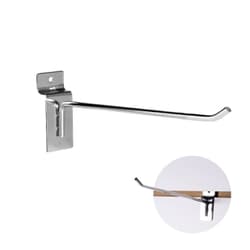 Gancho Cromado 30 Cm Para Painel Canaletado