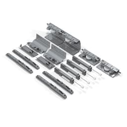 Kit Sistema Para Porta de Correr Ss200 Top 50 A 80 Kg Para 2 Portas Rometal