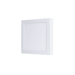 Painel Plafon de Led de 12w Luminária Quadrado de Sobrepor 6000k Branco Frio de 16 X 16 Cm Cristais de Luz