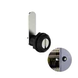 Fecho Lingueta Fenda Preto Para Quadro Elétrico E Armários de Aço