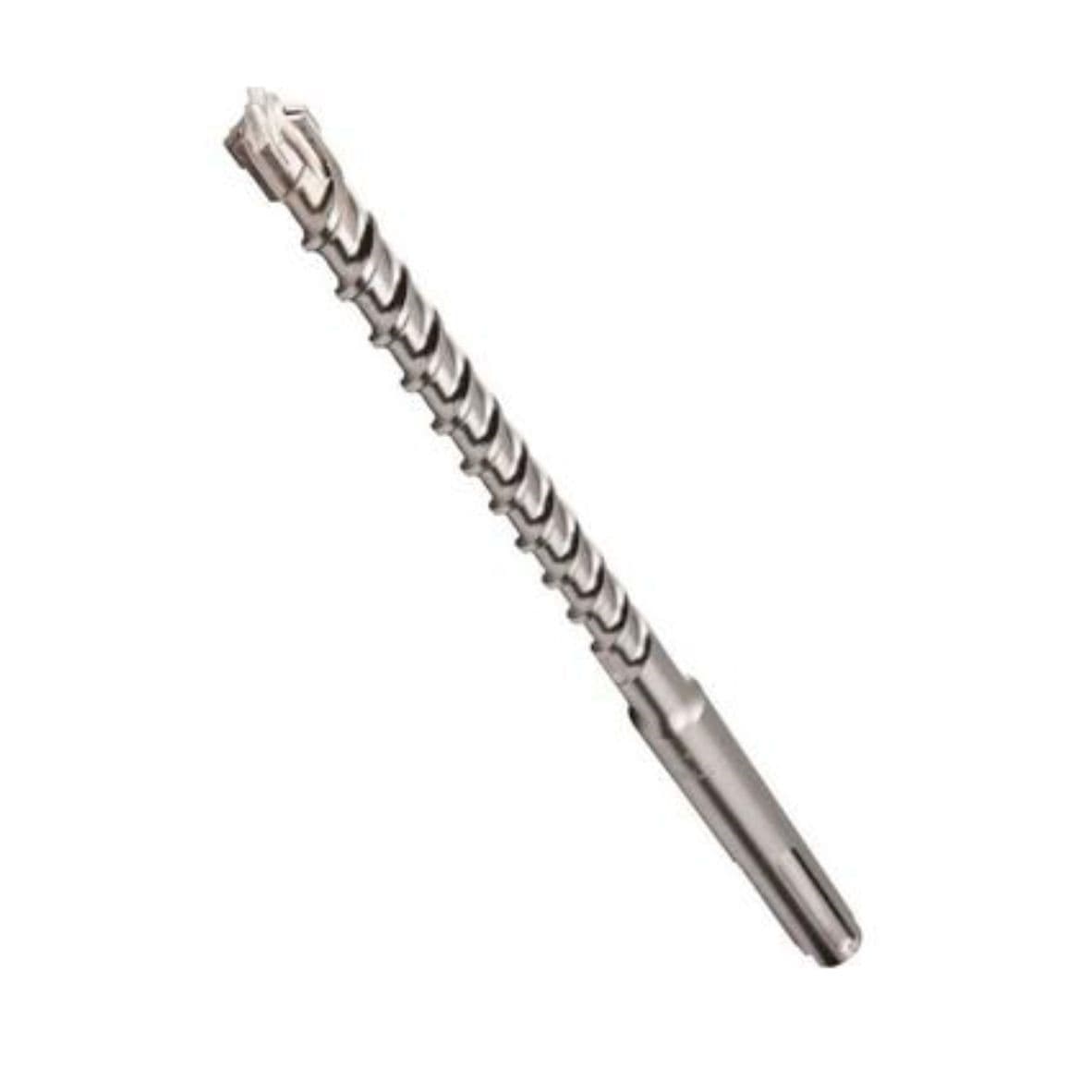 Broca de 20 X 320 Mm Em Metal Duro Com Encaixe Em Marteletes Sds Max Para Concreto E Parede Mtx