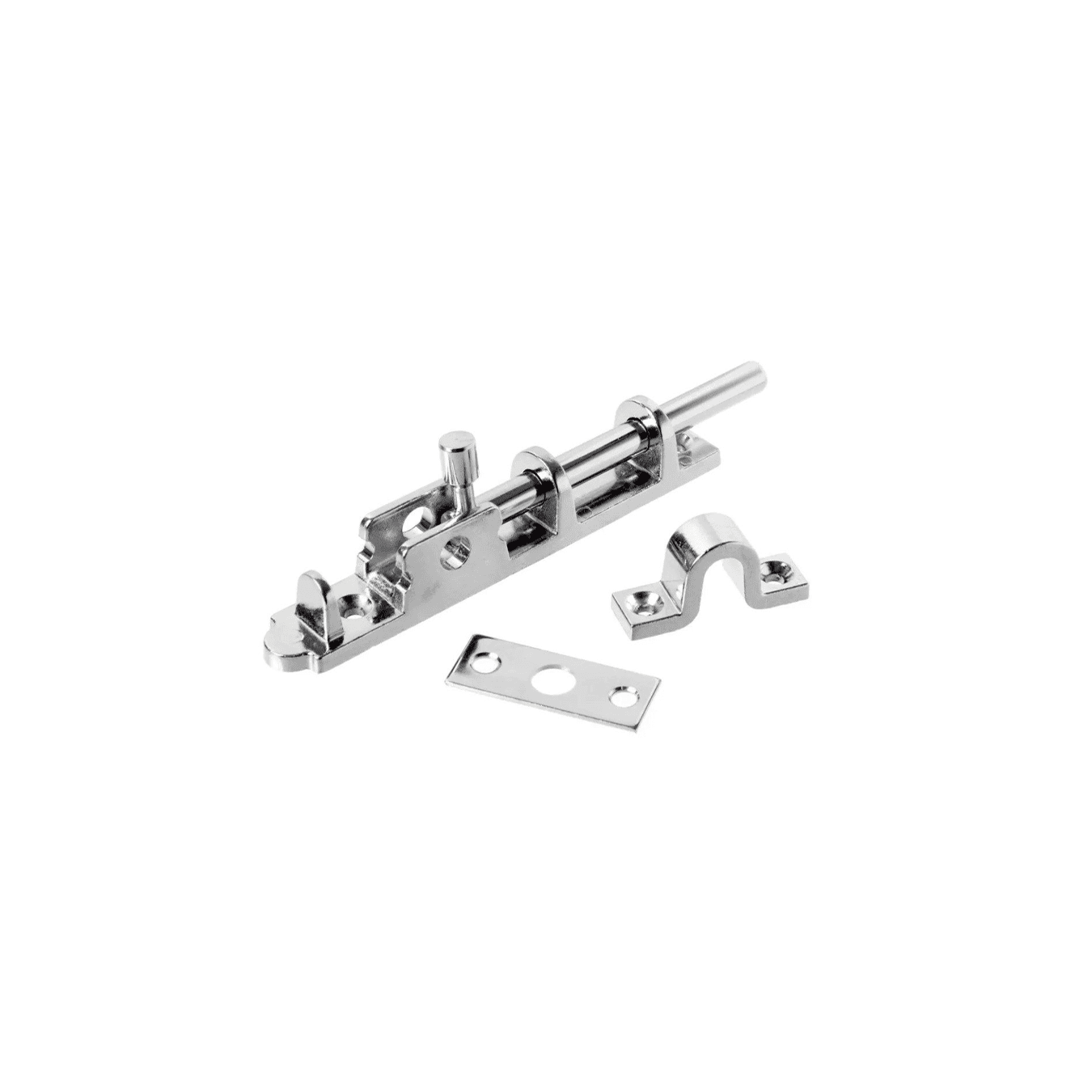 Trinco Latão Cromado 6 Cm Para Portas Ou Janelas