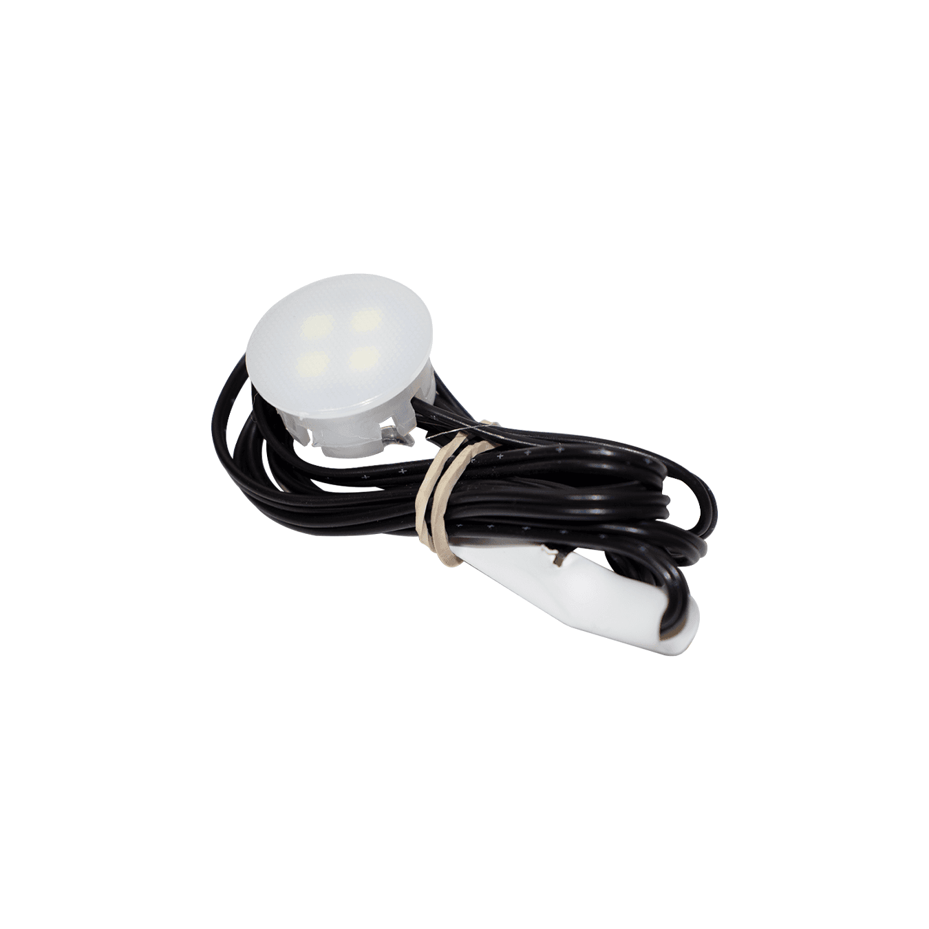 Luminária Mini Point Pontual Circular 6000k Branco Frio Com 4 Super Leds Bivolt Nuze