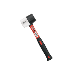 Martelo de Borracha 225g Com Cabo de Fibra de Vidro