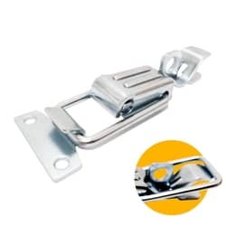 Fecho de Ação Rápida Grande Com Porta Cadeado E Mola Reta 112 Mm