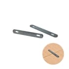 Suporte Chapa Para Bagageiro 19 X 138 Mm Zinco Branco