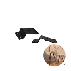 Chapa Preta Fixação de Pé Sapatas Em Camas Box E Outros Rosca 5/16"