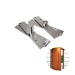 Pivô Aço Inox 304 Com Rolamento Para Porta de Passagem Até 100 Kg