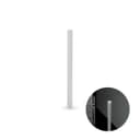 Puxador Slim de 30cm Em Cromo Acetinado Para Porta de Vidro Rometal