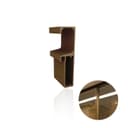 Perfil Puxador Montante Em Champanhe Para Vidro Rm057 Rometal