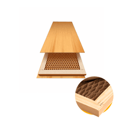 Colmeia de Papelão Para Preenchimento de Portas 30 X 1000 X 2750 Mm