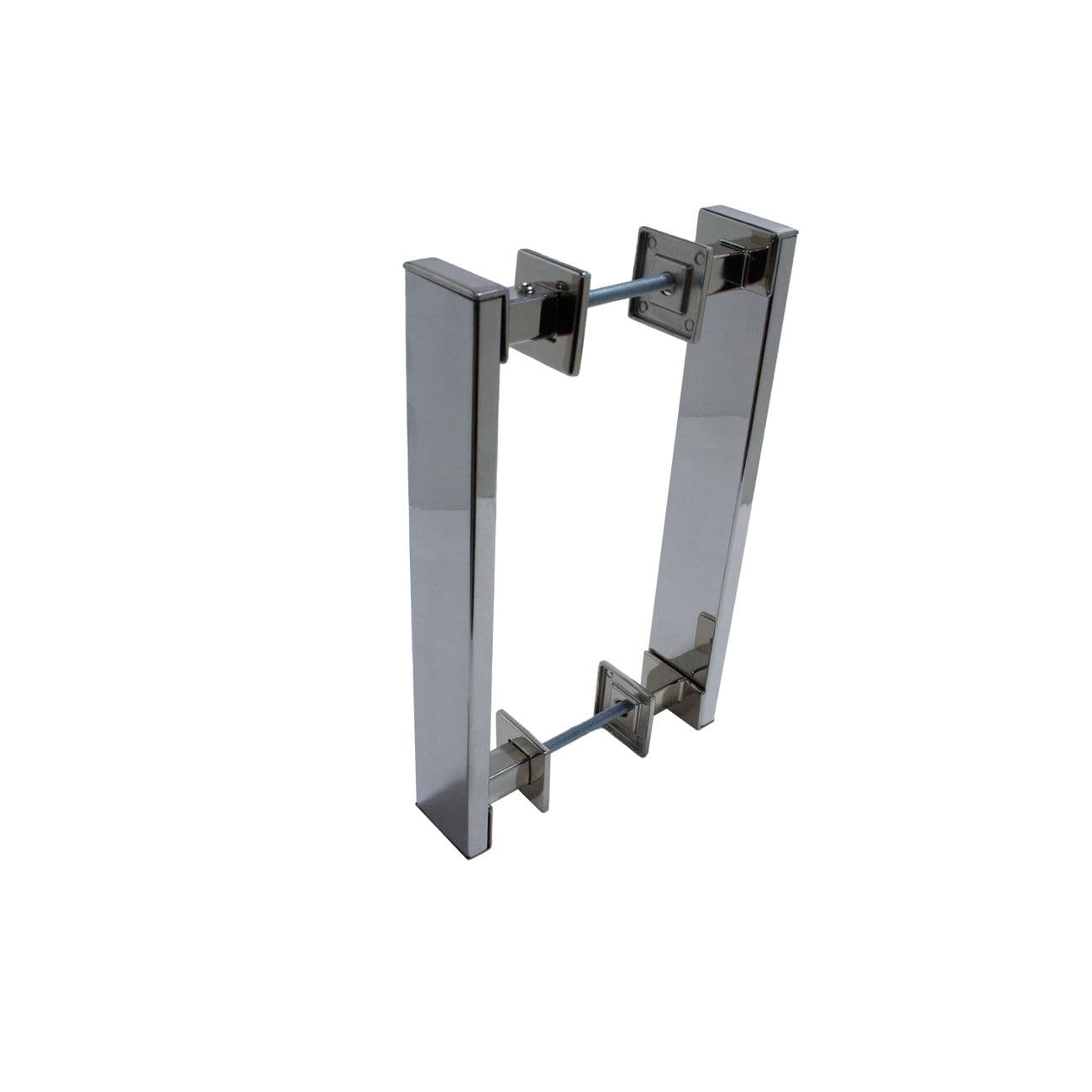 Puxador Genebra Duplo Cromado 1 Metro P/ Porta Residencial