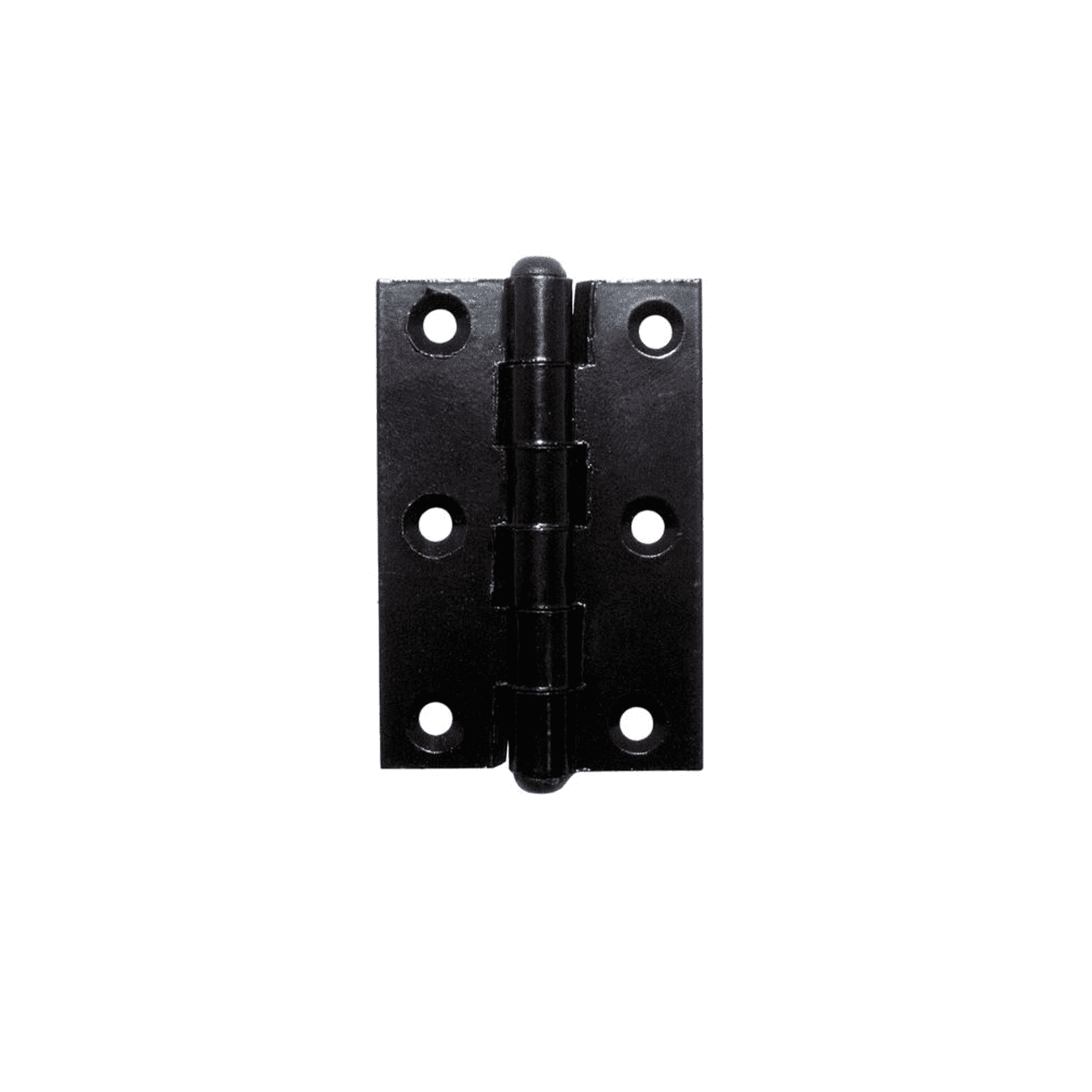 Dobradiça Comum Em Alumínio Preto 64 X 37,5 Mm Mk
