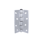 Dobradiça Comum Em Alumínio Fosco 90 X 64 Mm Mk