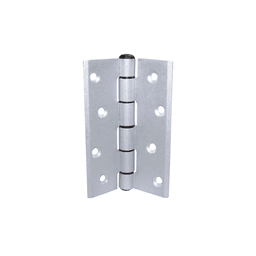 Dobradiça Comum Em Alumínio Fosco 90 X 64 Mm Mk