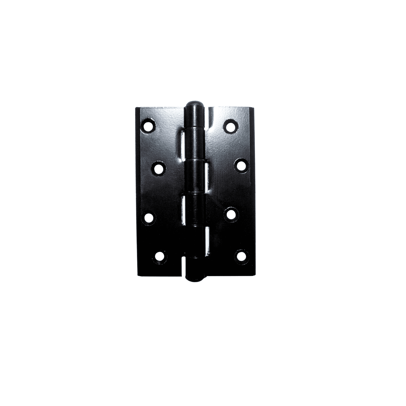 Dobradiça Comum Em Alumínio Preto 100 X 64 Mm Mk