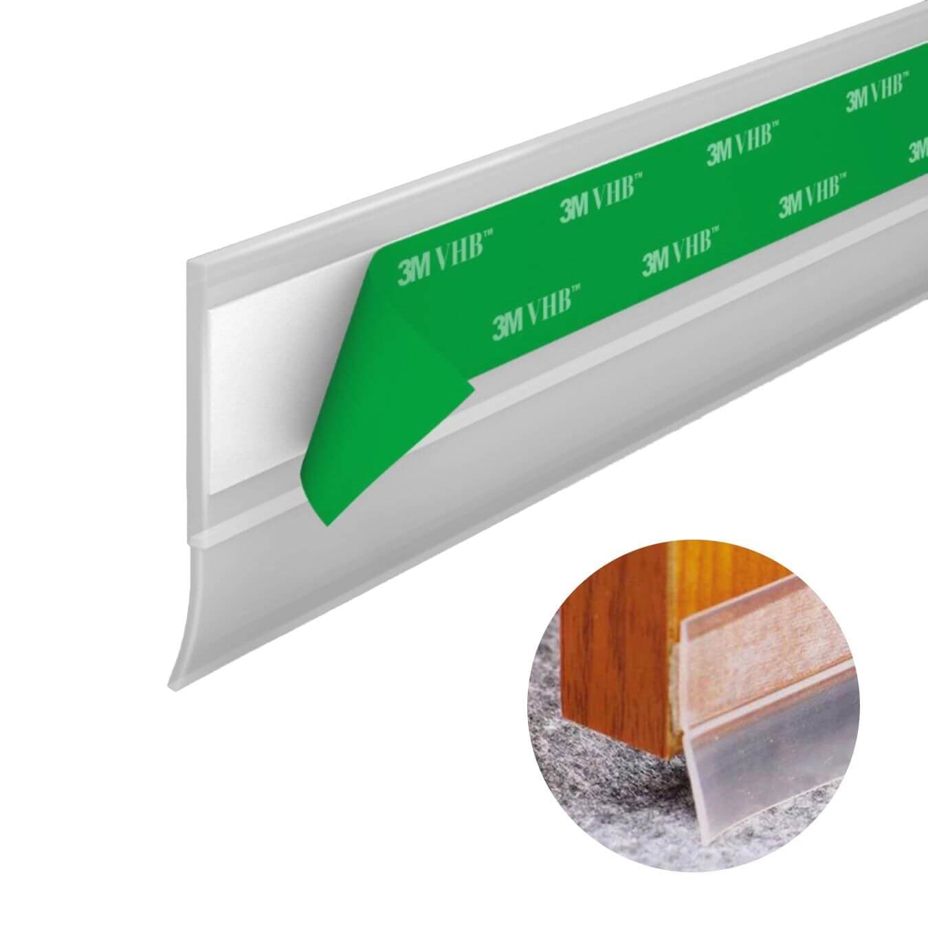 Veda Porta Adesivo Transparente 1 Metro Autocolante
