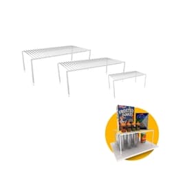 Kit Organizador Branco Essence de Utensílios de Armário Bal002