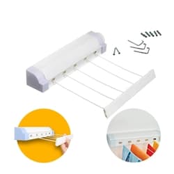 Varal Com Recolhimento Automático de 5 Cordas