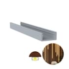 Perfil de Sobrepor Em Alumínio Anodizado Para Led Rm329 Rometal