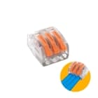 Conector Cristal Para Isolamento Elétrico Pc623 3 Pólos - Pacote Com 4 Pcs