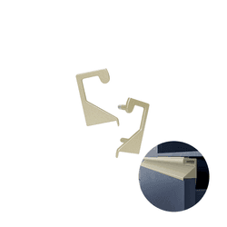 Ponteira Para Puxador Vazado Em Inox Mate de 15 Mm Pe336 Rometal