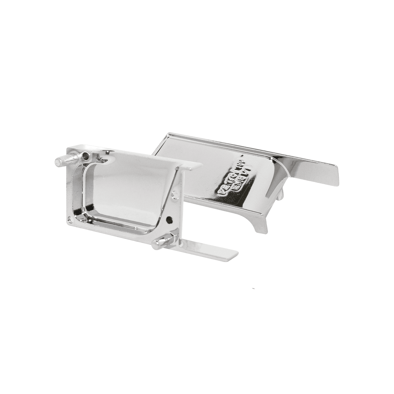 Ponteira Lisa Cromado Para Puxador de 18 Mm Pe175 Rometal
