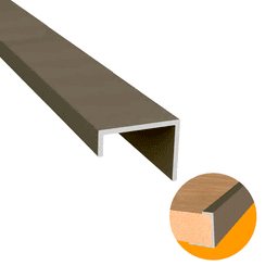 Perfil Testeira Em Bronze de Encaixe de 15 Mm 6013 Dmt