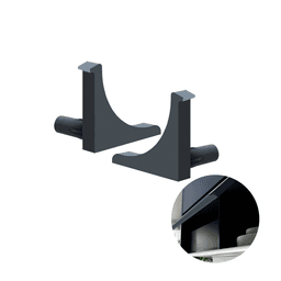 Ponteira Para Puxador Na Cor Titânio de 18 Mm Pe250 Rometal