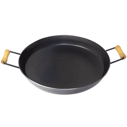 Chapa Disco de Arado Com Borda Redonda Lisa de 41 Cm de Aço Para Bife Mk