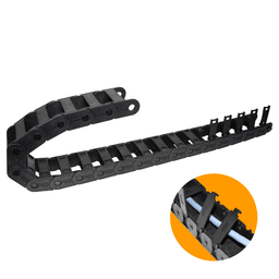 Esteira Deslizante Aberta de 26 X 56 Mm Para Porta Cabos Lx26 Com 1 Metro Linkx