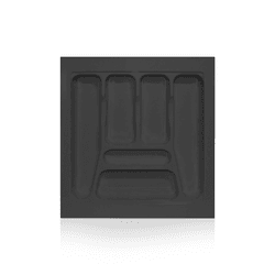 Divisor de Talher Para Gavetas 6 Nichos 44x48cm Cor Prata