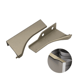 Ponteira Para Puxador Facetato Bronze de 15 Mm 0307 Dmt