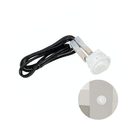 Botão Interruptor Gota Bolinha Redondo Branco de Embutir Para Led Em Móveis Nuze