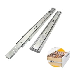 Corrediça Trilho Telescópico H45 Soft Closing 400 Mm 40kg - Hd