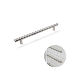 Puxador Haste Redondo Aço Inox 201 Escovado 256 Mm / 40 Cm Para Gavetas Dmt