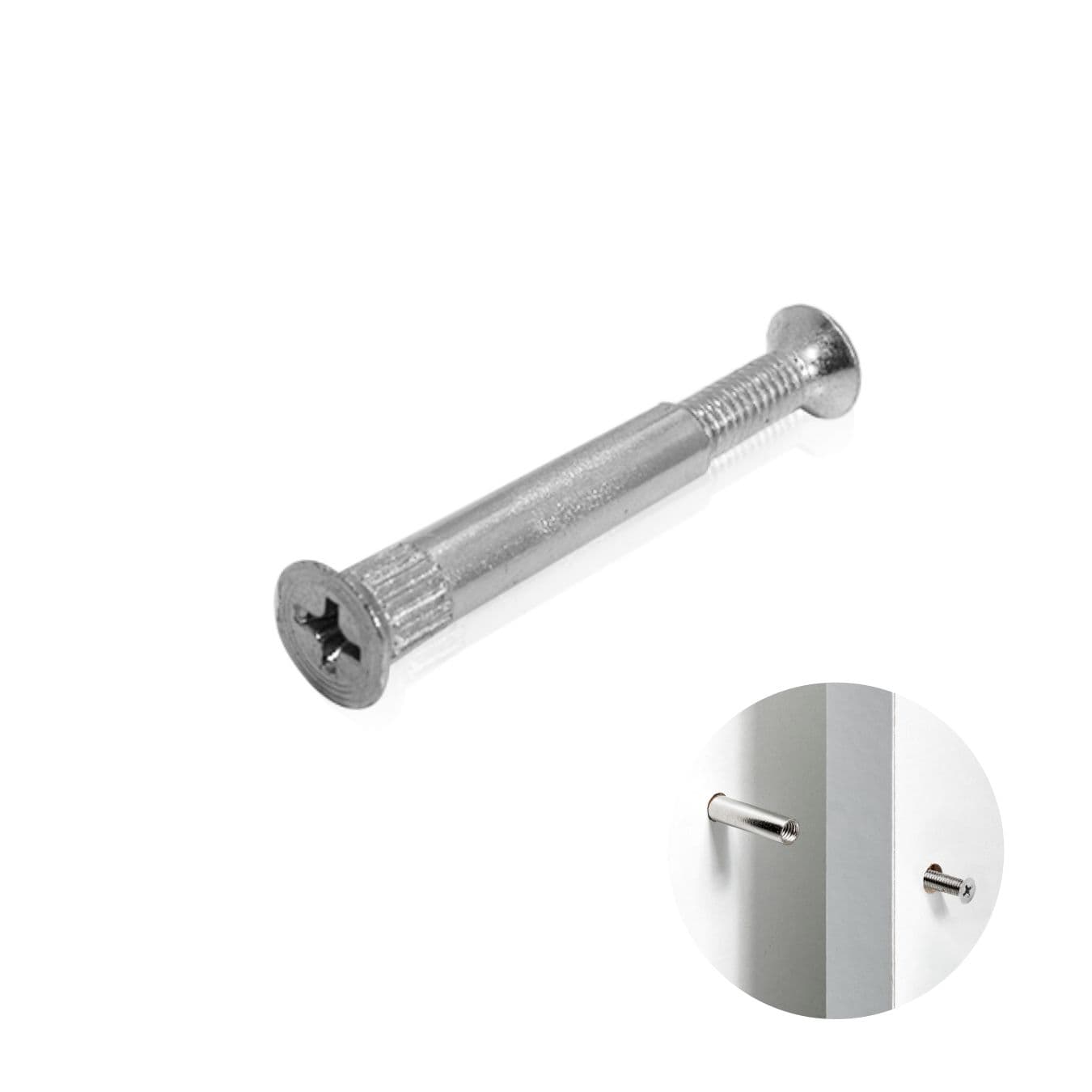 Parafuso União Cabeça Chata Ø 5 X 27 Mm Fechado E 36 Mm Aberto