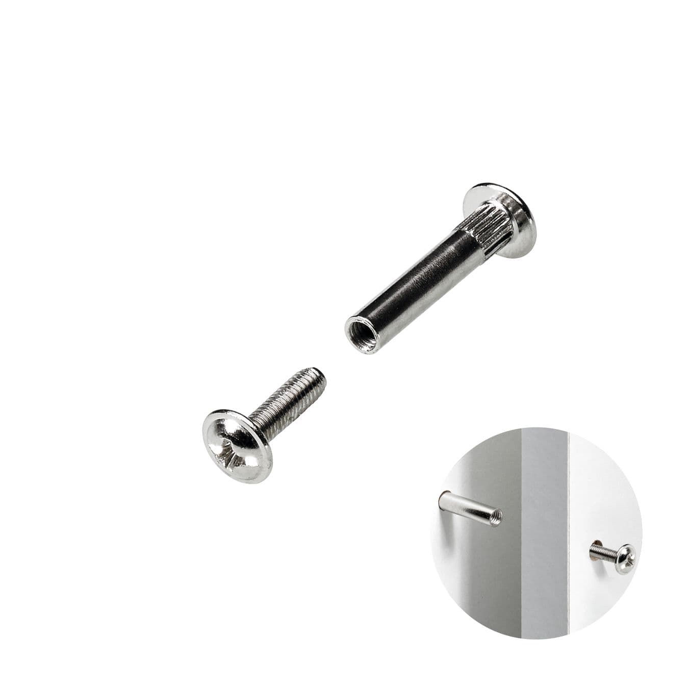 Parafuso União Flangeado Ø 5 X 28 Mm Fechado E 35 Mm Aberto