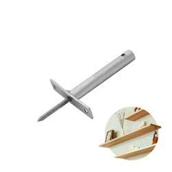 Suporte Prateleira Interno Zincado 16 X 100 Mm Reforçado