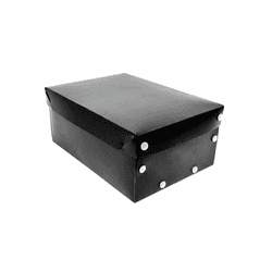 Caixa Organizadora Black Para Sapatos 270 X 370 X 150 Mm