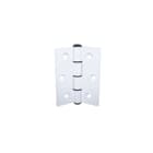 Dobradiça Comum Em Alumínio Branco 68 X 57 Mm Mk