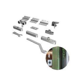 Articolato Kit Sanfonado | Pivô 2 Folhas | Com Dobradiça Padrão Rometal