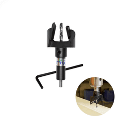 Broca Com Guia Para Perfil Alumínio 35mm Metali