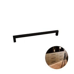 Puxador 256 Mm Preto Rezzo Il811