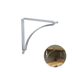 Suporte Mão Francesa Inversa Cromada 300 X 200 Mm